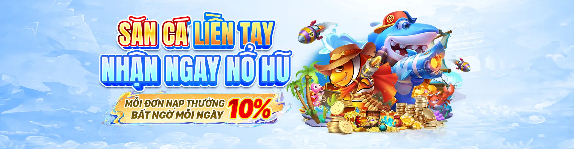 Hình ảnh chính trò chơi Nổ Hũ FI88 với các biểu tượng slot và giải độc đắc lớn.